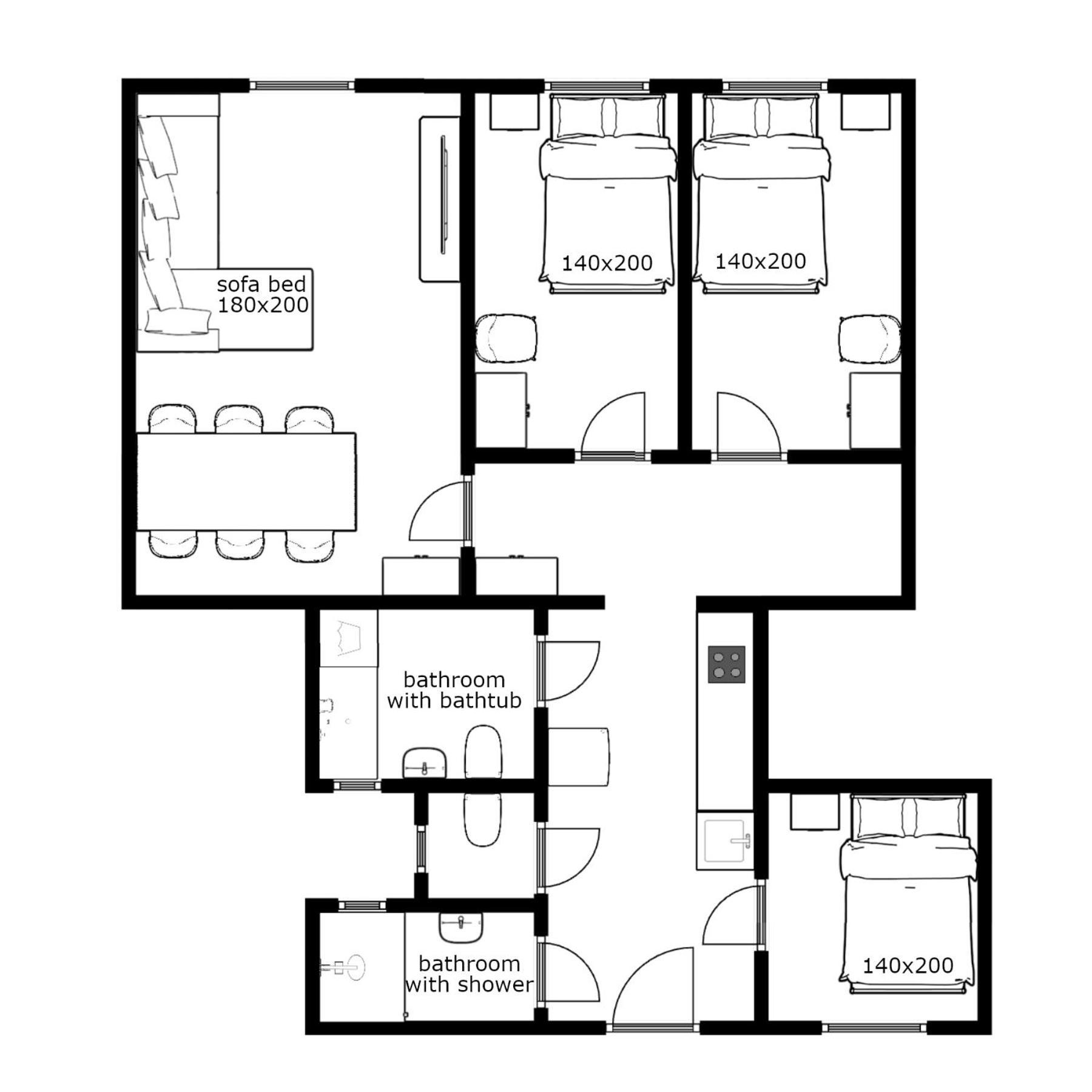 Joseph Boulevard Apartment - 3Bdr, 2Bath, 8Ppl Budapest Exterior photo
